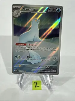Pokemon TCG Dewgong 097/094 Illustration Rare Full Art - Image 1