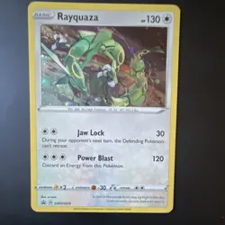 Pokemon TCG Rayquaza SWSH029 SWSH Promo Holo English 130 HP Basic 2020 - Image 1