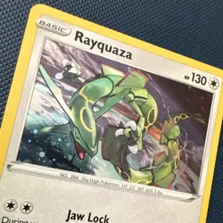 Pokemon TCG Rayquaza SWSH Promo SWSH029 Promo Holo Basic 130 HP English 2020 - Image 3