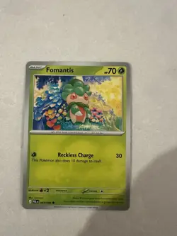 Pokemon Company Fomantis 003/084 Paldea Evolved Reverse Holo Common (2023) - Image 1
