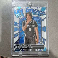 Stephon Castle 2024-25 Donruss Optic In House Rookie Spurs #16 - Image 1