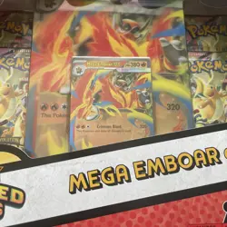 Pokemon TCG: Mega Evolution Ascended Heroes Mega Emboar Ex Box Sealed - Image 3