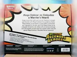 Pokemon TCG: Mega Evolution Ascended Heroes Mega Emboar ex Box Factory Sealed - Image 2