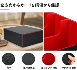 Deck Case Trading Card Case Card Storage Box Card Case Trading Card Storage 1800 - Image 5
