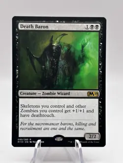 Death Baron 090/280 Core Set 2019 M19 MTG LP - Image 1