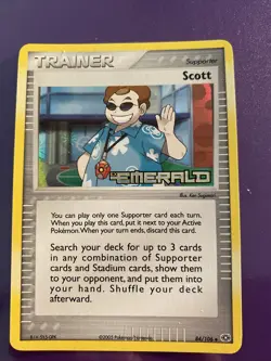 Scott - 84/106 - Pokemon Ex Emerald Reverse Holo Rare HP - Image 1