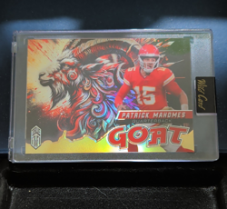 Wild Card 2024 Alumination Patrick Mahomes GOAT Color Match Insert T1GOAT-PM1 - Image 1