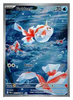 Goldeen 087/084 Pitch Black Illustration Rare Holo Pokemon NM - Image 1