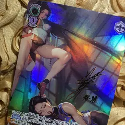 Mai + Chun-Li STREET FIGHTER Extreme Goddess Story Waifu Anime Holo Card - Image 5