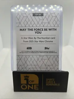 2025 Topps Chrome Star Wars - Color By # - May The Force - Image 2