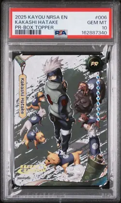 Kakashi Hatake PR Promo Card English Naruto Kayou Series 2 NRSA-PR-006 PSA 10 - Image 1