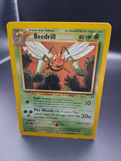 Beedrill 18/75 Neo Discovery LP Vintage Pokemon TCG Card WOTC Unlimited - Image 4