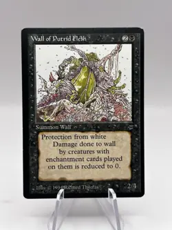 Wall of Putrid Flesh Uncommon Legends MTG LP/MP - Image 1