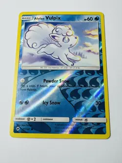 Alolan Vulpix - 27/147 - Reverse Holo - S&M: Burning Shadows *NM-LP* Pokemon TCG - Image 1