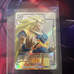 Dragon Ball Card Fusion World Manga Booster SB02-023 Son Goku SR* NM Alt Art - Image 1