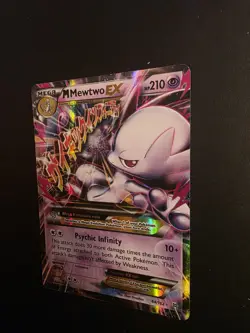 Pokemon TCG XY Breakthrough M Mewtwo EX Holo Card 64/162 Near Mint Very Good - Image 4