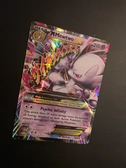 Pokemon TCG XY Breakthrough M Mewtwo EX Holo Card 64/162 Near Mint Very Good - Image 5