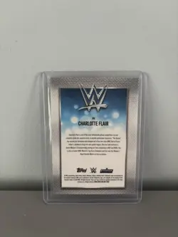 WWE Charlotte Flair 2026 Topps Chrome Sapphire Yellow 69/75 - Image 2
