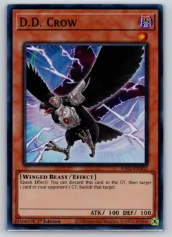 D.D. Crow 1st Edition Super Rare Rarity Collection II RA02-EN002 NM - Image 1