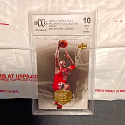 Upper Deck 2009-10 MJ Legacy Collection Gold #92 Michael Jordan BCCG 10 - Image 1
