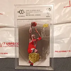 Upper Deck 2009-10 MJ Legacy Collection Gold #92 Michael Jordan BCCG 10 - Image 3
