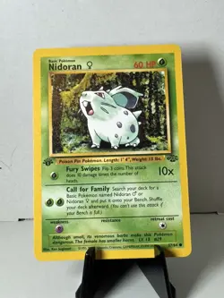 Nidoran 56/64 1st Edition - Jungle Set - Vintage 1999 - Pokemon TCG - Image 1