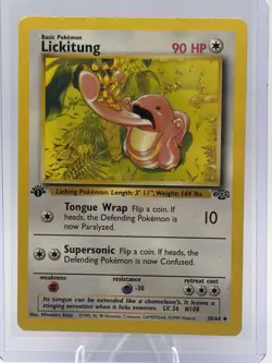Lickitung 38/64 1st Edition - Jungle Set - Vintage 1999 - Pokemon TCG - Image 1