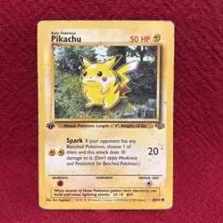 Pokemon TCG Pikachu 1st Edition Jungle Set 60/64 Vintage WOTC - Image 1