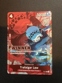 Trafalgar Law (Winner Pack Vol. 7) P-017 One Piece Promotion Cards Foil - Image 1