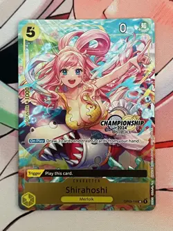 Shirahoshi OP03-116 Championship 2024 CS Celebration Pack English One Piece TCG - Image 1