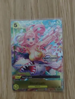 One Piece Card Game TCG - Shirahoshi OP03-116 - Championship CS 2024 Event Pack - Image 1