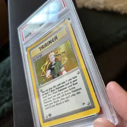 Pokemon 2000 Gym Heroes holo Lt. Surge 1st edition #17/132 PSA 8 - Image 2
