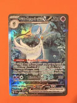 Pokemon Gardevoir EX TCG Special Illustration Rare Card Paldean Fates 233/091 - Image 1