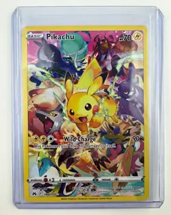 Pikachu 160/159 SWSH Crown Zenith Secret Rare Full Art Holo Eng HP 70 - Image 1