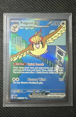 Pidgeot ex 225/197 SV03: Obsidian Flames Holo - Image 1