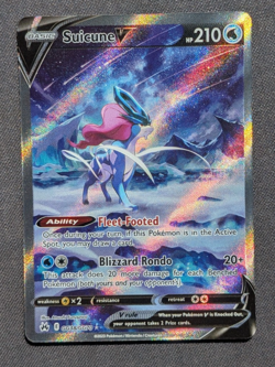 Suicune v GG38/GG70 Crown Zenith: Galarian Gallery Holo Pokemon TCG Card NM - Image 1