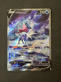 Suicune v GG38/GG70 Crown Zenith: Galarian Gallery Holo Pokemon TCG Card Nm - Image 1