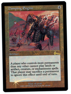 Damping Engine - MTG (SP+/NM Quality FOIL) - Urza's Legacy - See pics/scans! - Image 1