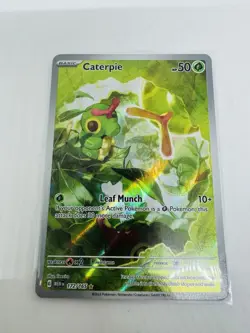Pokemon TCG Caterpie 172/165 Sv: Scarlet & Violet 151 Illustration Rare Holo NM - Image 1