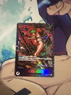 Zoro ST21-015 Flagship Battle 2025 Top 8 Prize Promo ONE PIECE Card Japanese - Image 2