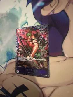 Zoro ST21-015 Flagship Battle 2025 Top 8 Prize Promo ONE PIECE Card Japanese - Image 3