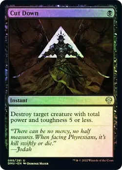 MTG - Cut Down - Foil - DMU - Magic the Gathering - Image 1