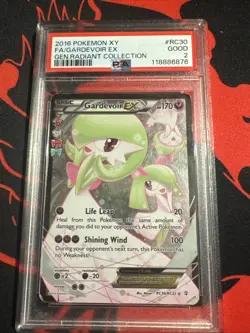 2016 POKEMON XY GENERATIONS RADIANT COLLECTION FULL ART/GARDEVOIR EX PSA 2 - Image 1