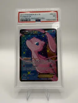 PSA 7 Mew EX RC24/RC25 Full Art Radiant Collection Legendary Treasures Pokemon - Image 1