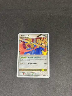 Pokemon Celebrations Zacian LV x SWSH135 25th Anniversary Promo Card NM - Image 1