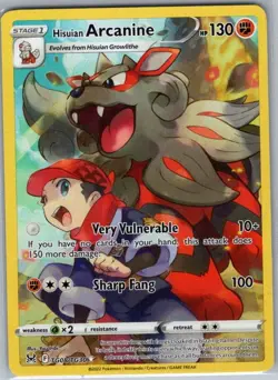 Hisuian Arcanine TG08/TG30 Lost Origin Trainer Gallery - Pokemon Card - NM - Image 1