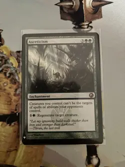 1x Asceticism MTG The List Rare Nonfoil NM - Image 1