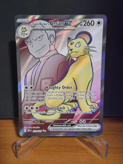 Team Rocket's Persian EX - UR - Destined Rivals 219/182 - NM - Pokemon Card - Image 1