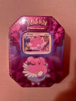 ✅Pokemon TCG Blissey Strong Bond Tin Foil Card Booster Packs NEW/SEALED - Image 1