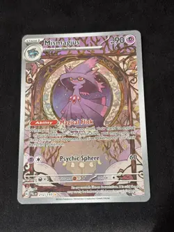 Pokemon TCG Mismagius 212/193 Paldea Evolved Illustration Rare Card NM Condition - Image 1